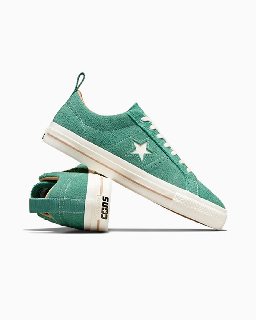 Skate Topanky Converse One Star Pro Vintage Semisove Panske Zelene | SK RKW11F5